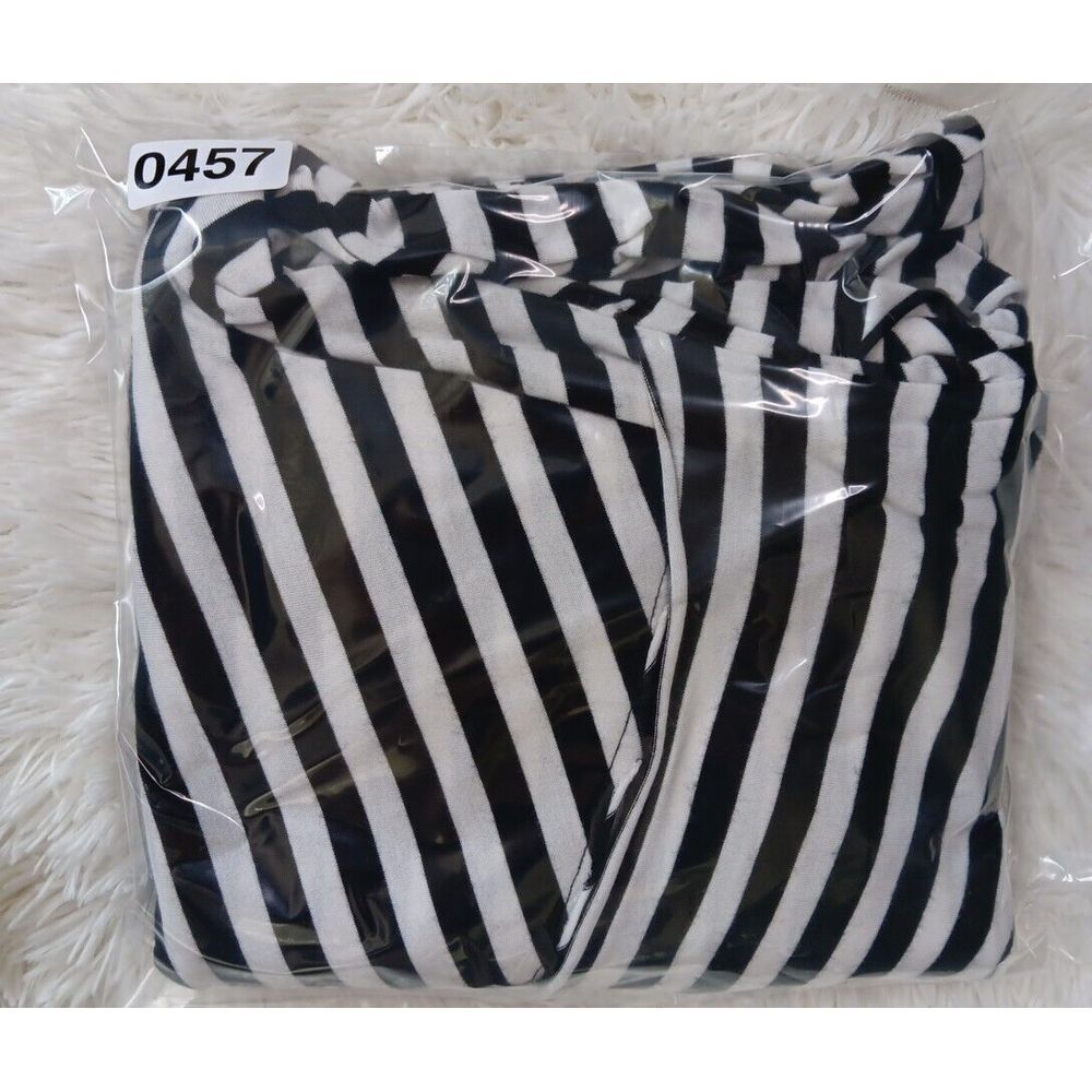 New York & Co Sleeveless Black & White Striped Long/Maxi Dress Sz Small - Picture 10 of 10